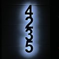 Custom Solar BackLit Home Address Sign