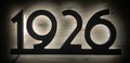 Custom Solar BackLit Home Address Sign