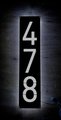 Custom Solar ThruLit Home Address Sign