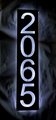 Custom Solar ThruLit Home Address Sign